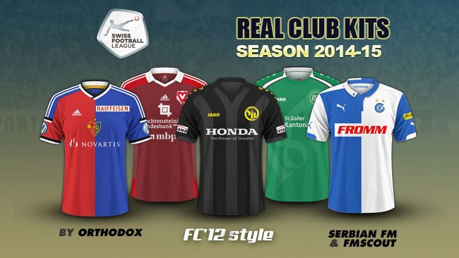 Swiss Super League kits 2014/15